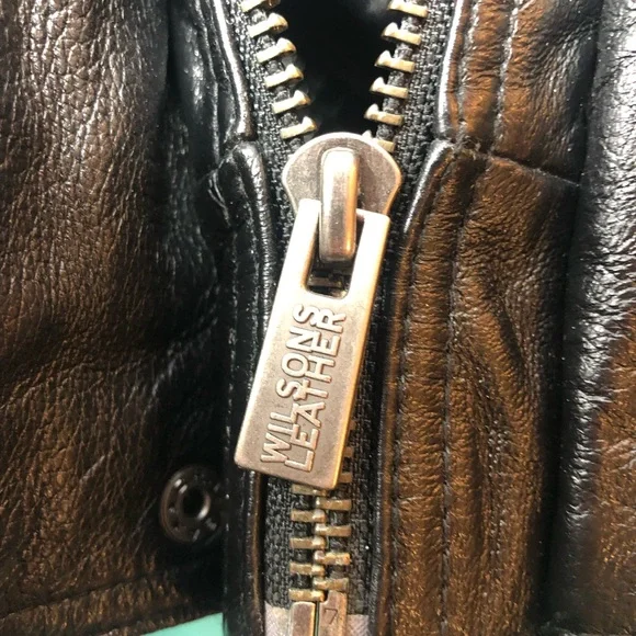 Wilsons Leather Jacket Size 2LT